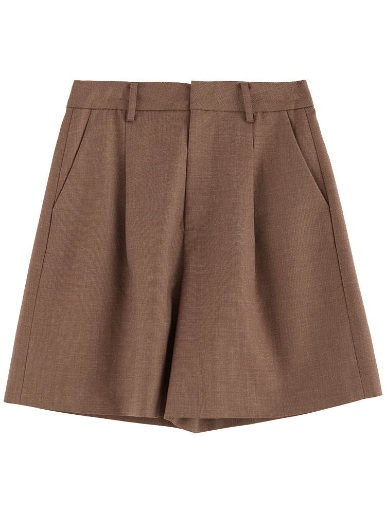 Bermuda Taille Haute  Femme | Jupes & Shorts Femme CAPPUCINO