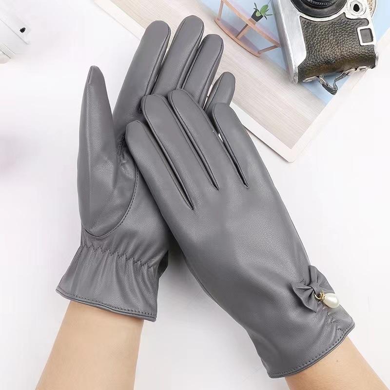 Gants En Cuir  Femme | Bonnets, Echarpes & Gants Accessoires Bonnets, Echarpes & Gants