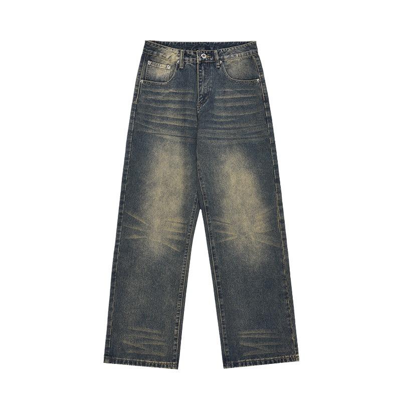 Jean Regular Délavé  Homme | Jeans Homme Blue Vintage - Denim