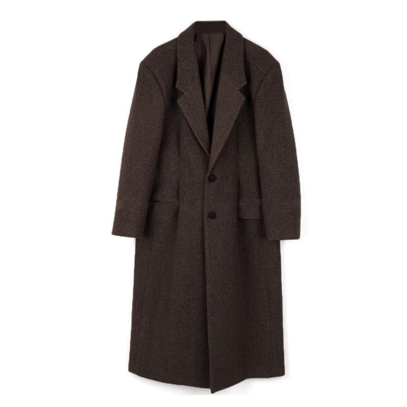 Manteau Droit En Drap De Laine  Homme | Blousons, Vestes & Manteaux Blousons, Vestes & Manteaux Blousons, Vestes & Manteaux