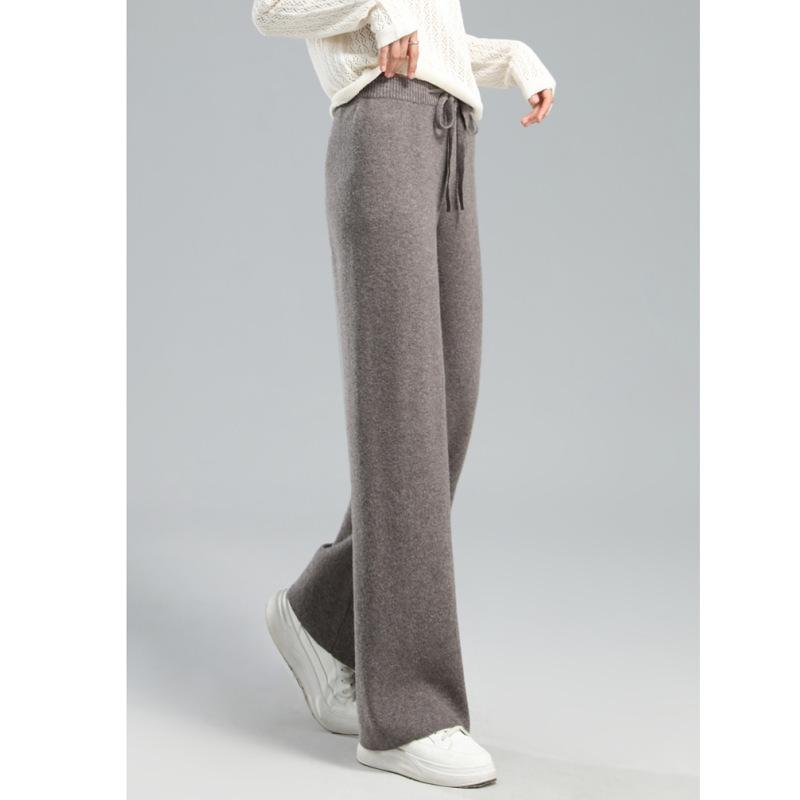 Pantalon Fluide Cachemire Gris  Femme | Shorts, Pantalons & Jeans Femme Femme