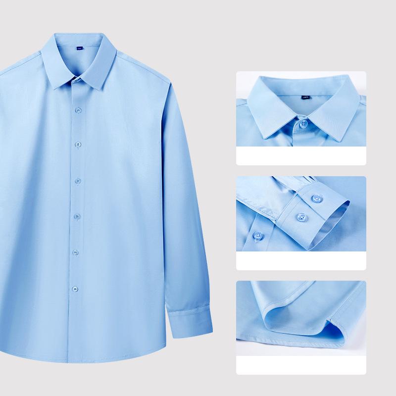 Chemise À Manches Longues  Homme | Chemises Chemises Bleu Office